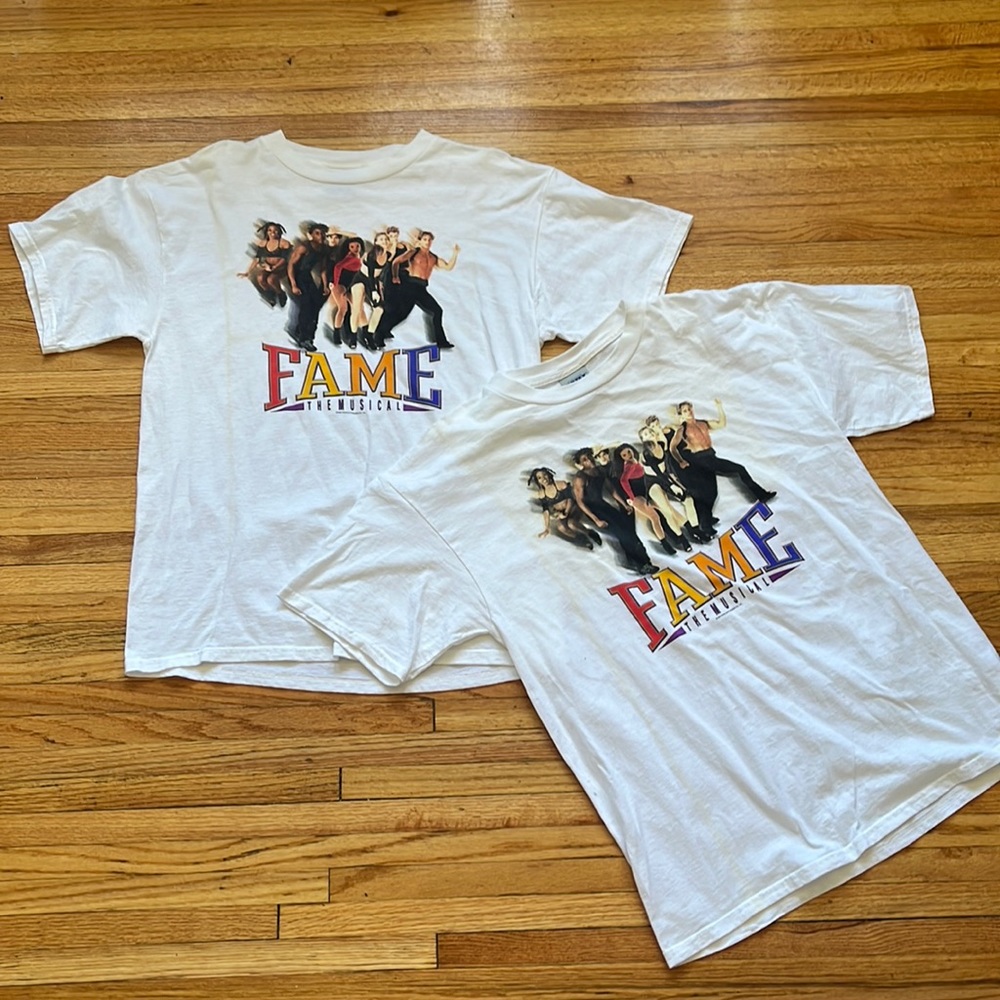 Vintage Fame The Musical T-Shirt / Large / Tultex / 1998